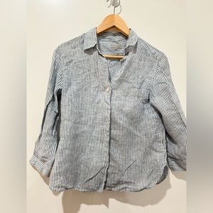 Margaret Howell stripe linen shirt size I
